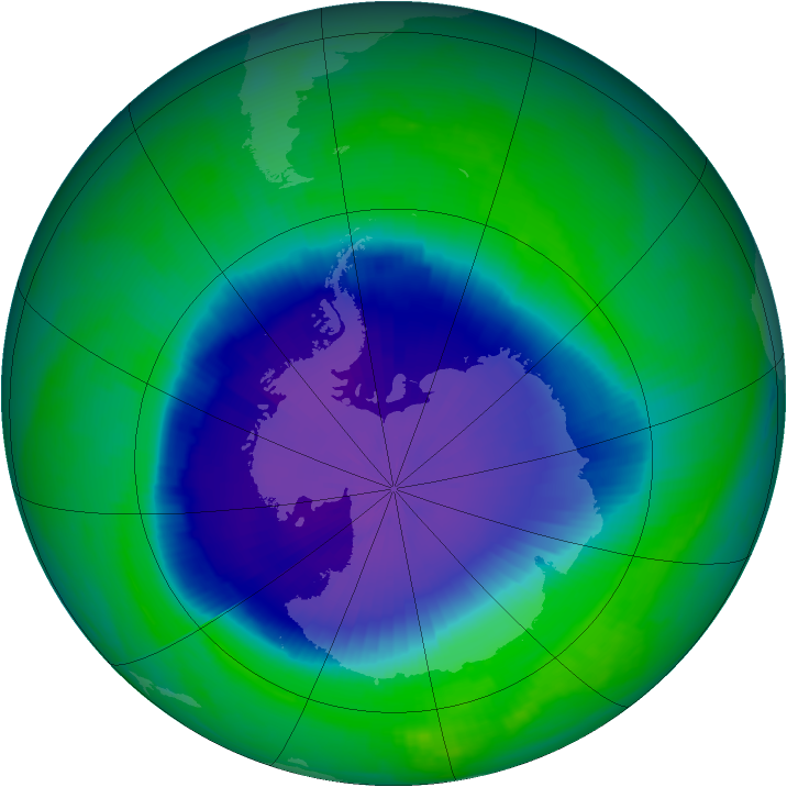Ozone Map 1998-11-06